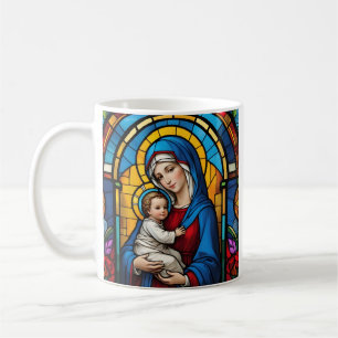 Mug Bienheureuse Mère Marie et Bébé Jésus - Vierge Mar