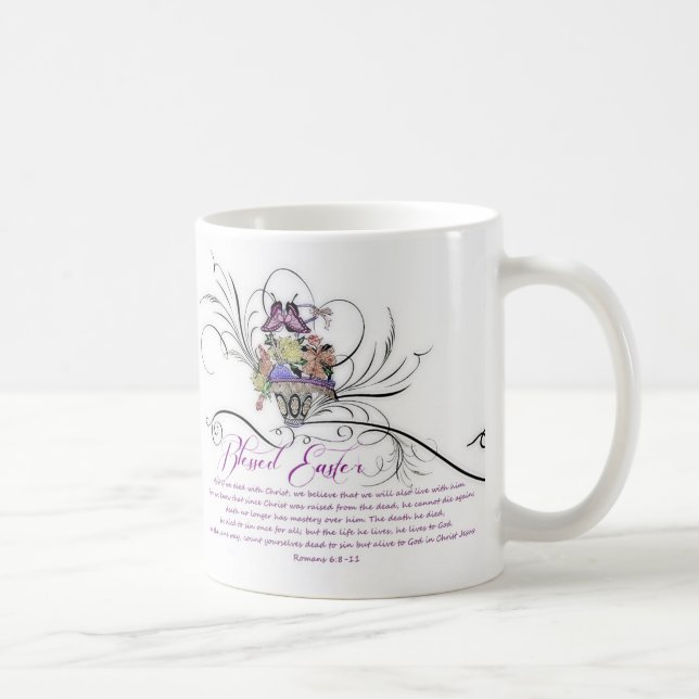 Mug Bienheureux Pâques (Droite)