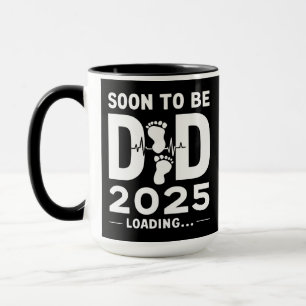 Mug Bientôt Être Papa Est 2025 Nouveau Père À Être