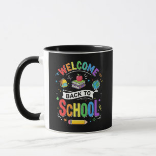 Mug Bienvenue à l'école les enfants Enseignant Premier