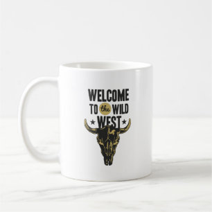 Mug Bienvenue chez Wild West Western Cowgirl Coffee
