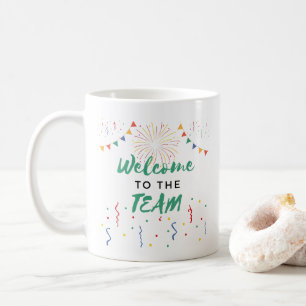 Mug Bienvenue dans l'équipe Nouveau travail d'employé