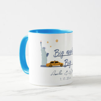 Mug Big Apple, Big Love New York City mariage en faveu