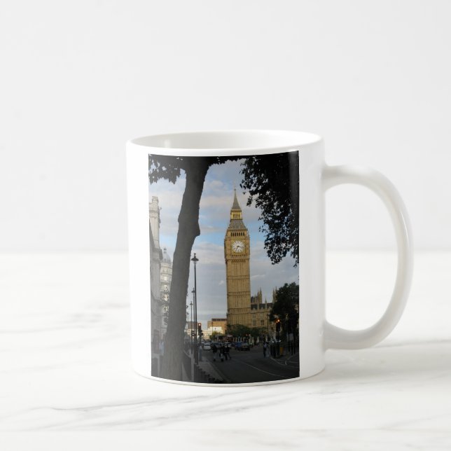 Mug Big Ben à travers l'arbre (Droite)