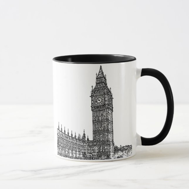 Mug ~ Big Ben de Londres (Droite)