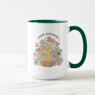 Mug Big Bird   Grow Kindness Floral Graphic
