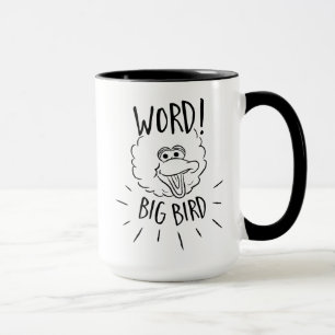 Mug Big Bird Skate Logo - Word! Big Bird