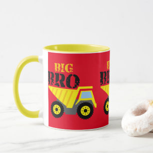 Mug Big Bro Construction Camion à vidange jaune