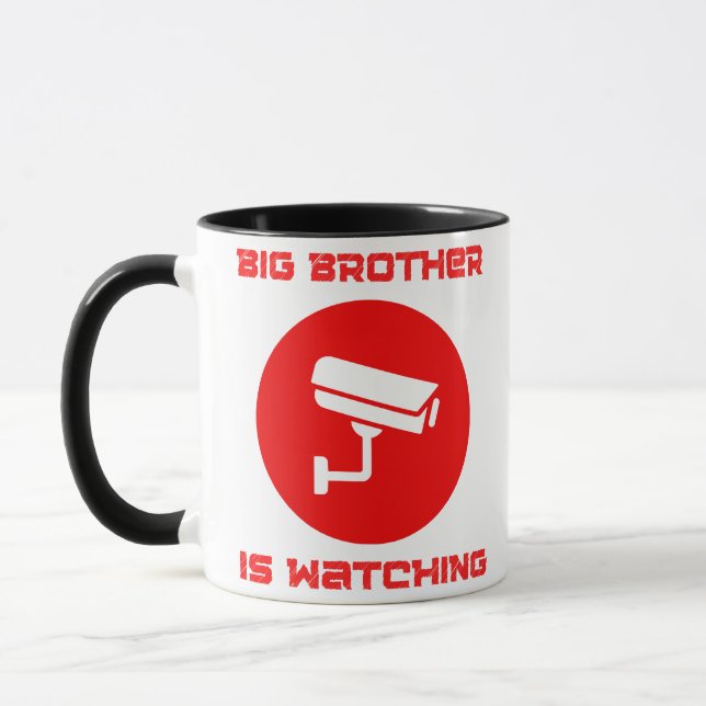 Mug Big Brother regarde 1984 ingsoc (Gauche)