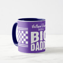 Big Daddy avec votre nom en blanc texte sur violet