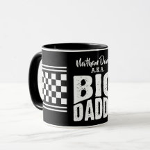 Big Daddy avec votre nom en texte blanc sur fond n