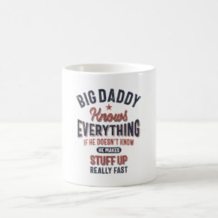 Mug Big Daddy Sait Tout   Père grand-père