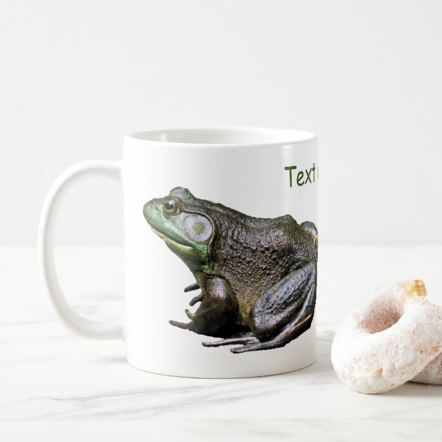 Mug Big Old Bullfrog Nature Personnalisée (Avec donut)
