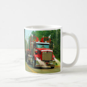 Mug Big Truck and Highway Art pour les amateurs de cam