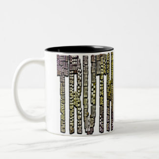 Mug Big Truth Small Tiny Lies Funny Text Joke