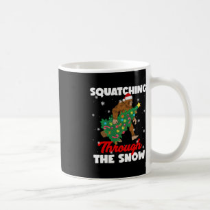 Mug Bigfoot À Travers Le Sasquatch De Neige Chri