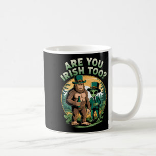 Mug Bigfoot Et Alien Boire Bière Drôle St. Patricks