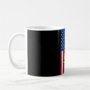 Mug Bigfoot Football Drapeau Usa Drôle Patriotique Sas