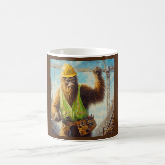 Mug Bigfoot le travailleur du bâtiment (Centre)