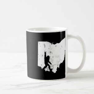 Mug Bigfoot Ohio State Map Sasquatch Hommes Cadeau Fem