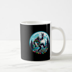 Mug Bigfoot Père Noël Feux d'arbre de Noël Funky Noël 