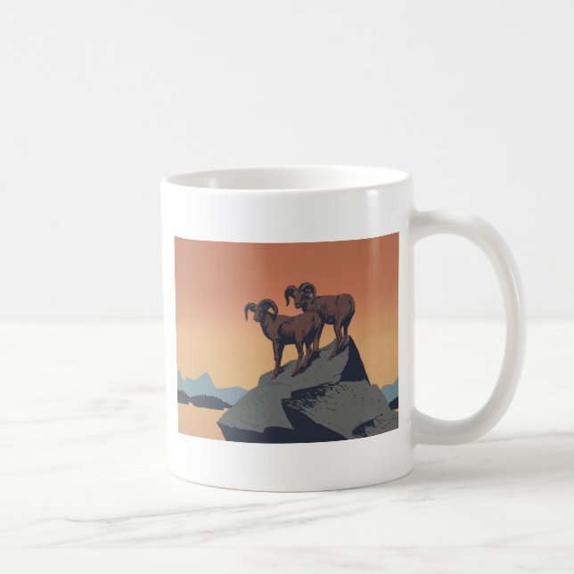Mug Bighorn Sheep American West Wildlife (Droite)