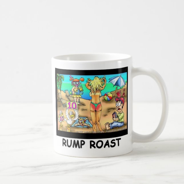 Mug Bikini Rump Roast amusant Offbeat Tee - shirts & C (Droite)