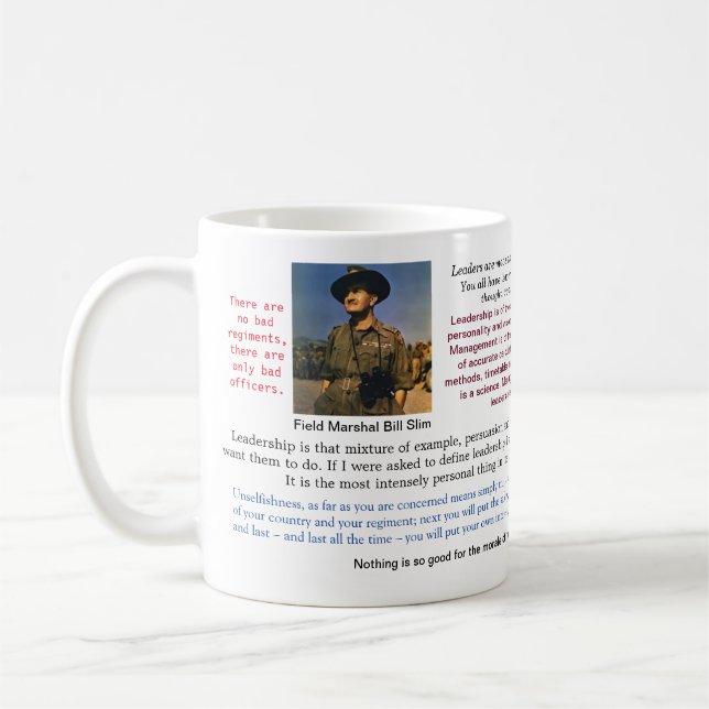 Mug Bill Slim, un leader difficile (Gauche)