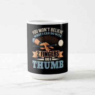 Mug Billard drôle piscine