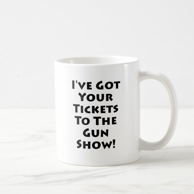 Mug Billets au salon d'armes à feu ! (Droite)