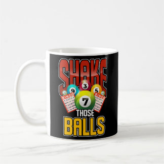 Mug Bingo Balls Lottery Gagnant Bingo Lecteur Bingo
