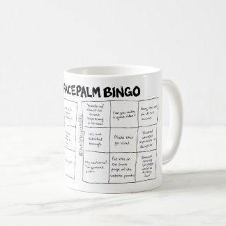 Mug Bingo Facepalm Comms (cartes A+B)
