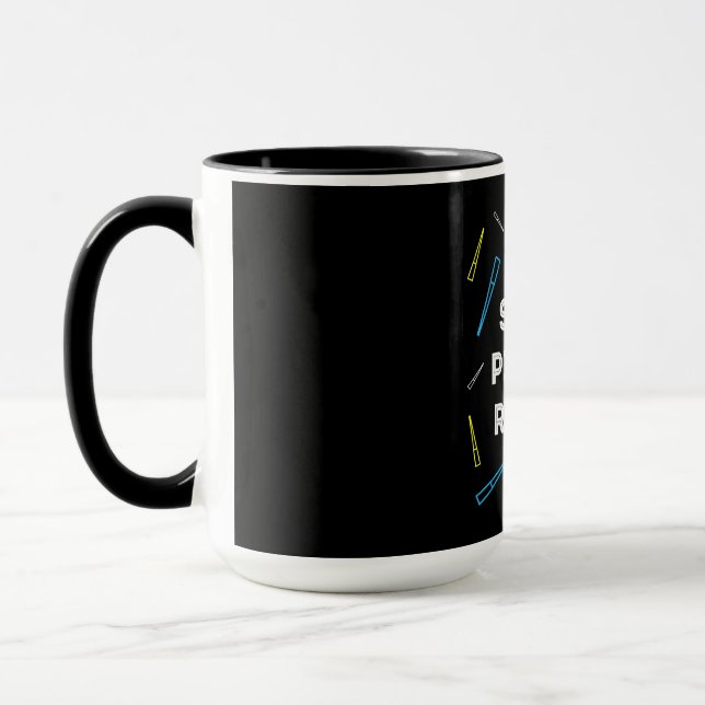 Mug Biologie amusante Manger Pipette de sommeil Répéte (Gauche)