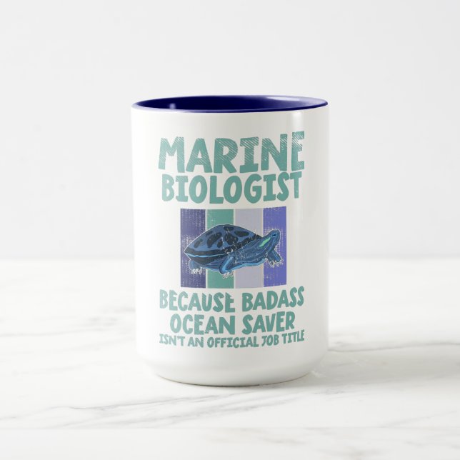 Mug Biologiste marin Biologie marine (Centre)