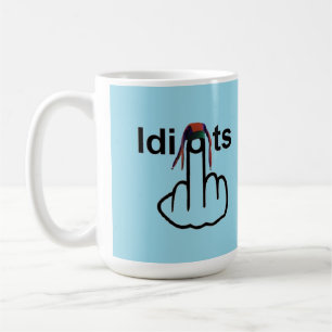 Mug Bird Flipping Idiots Flip