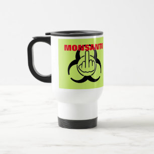 Mug Bird Flipping Monsanto Bio Hazard Flip
