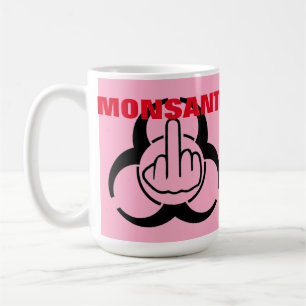 Mug Bird Flipping Monsanto Bio Hazard Flip