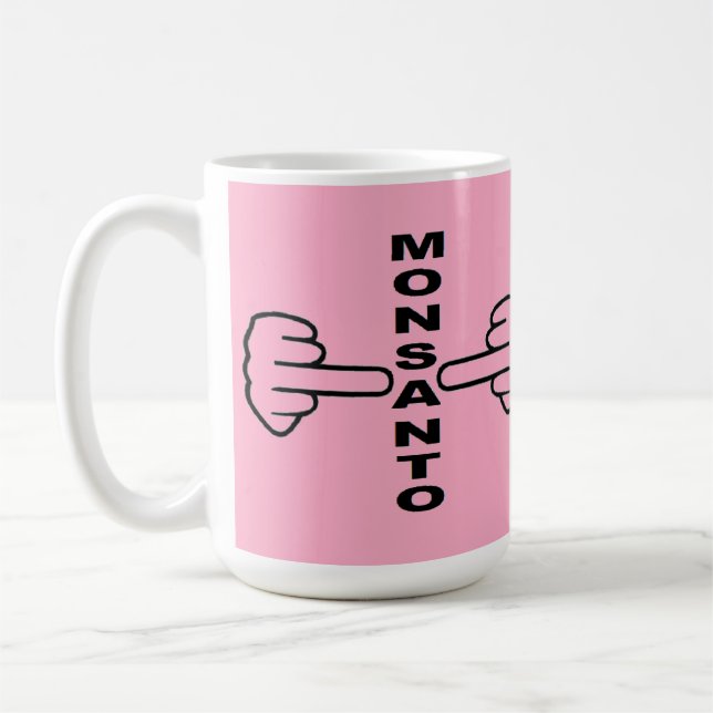 Mug Bird Flipping Monsanto Flip (Left)