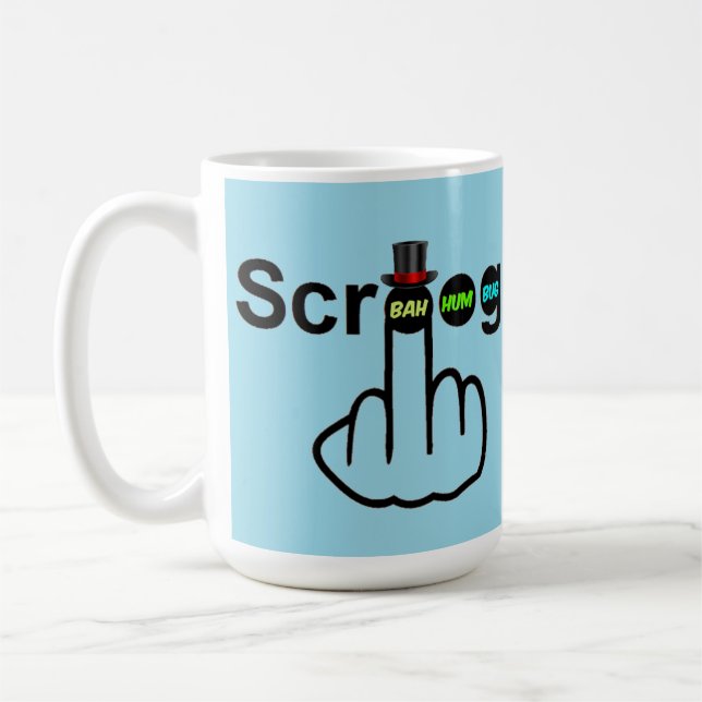 Mug Bird Flipping Scrooge Flip (Left)