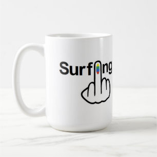 Mug Bird Flipping Surfing Flip