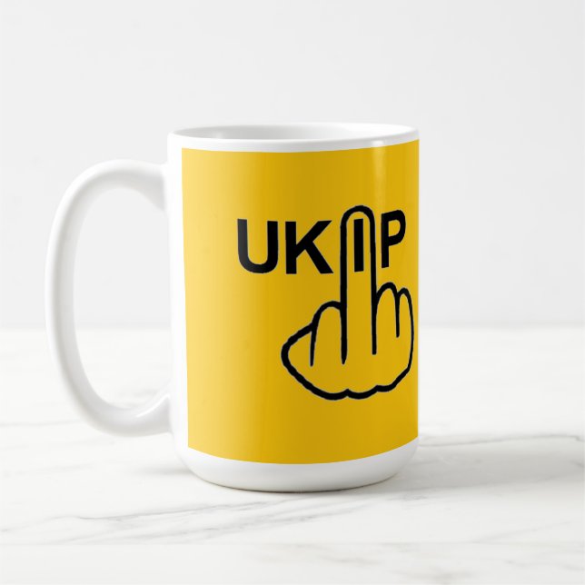 Mug Bird Flipping UKIP Flip (Left)