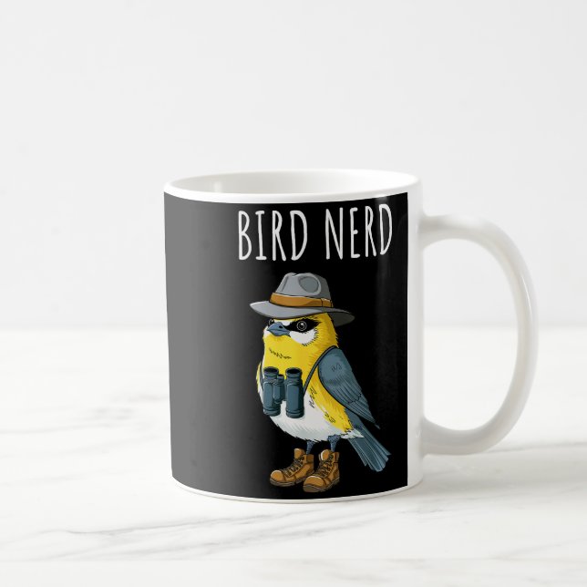 Mug Bird Nerd Funny Bird Watching Birding Bird Lover W (Droite)