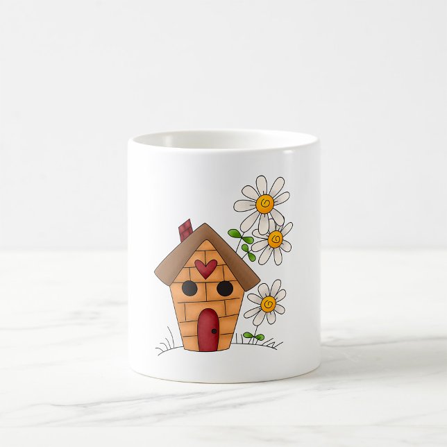 Mug Birdhouse Et Fleurs (Créateur téléchargé)