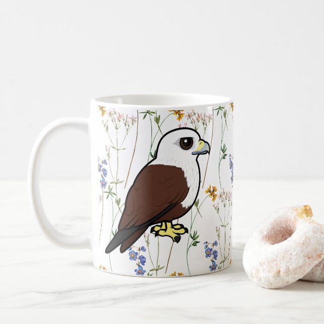 Mug Birdorable Brahminy Kite (Avec donut)