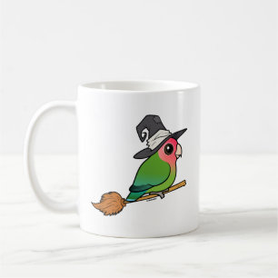 Mug Birdorable Perruche à face rosée Halloween Sorcièr