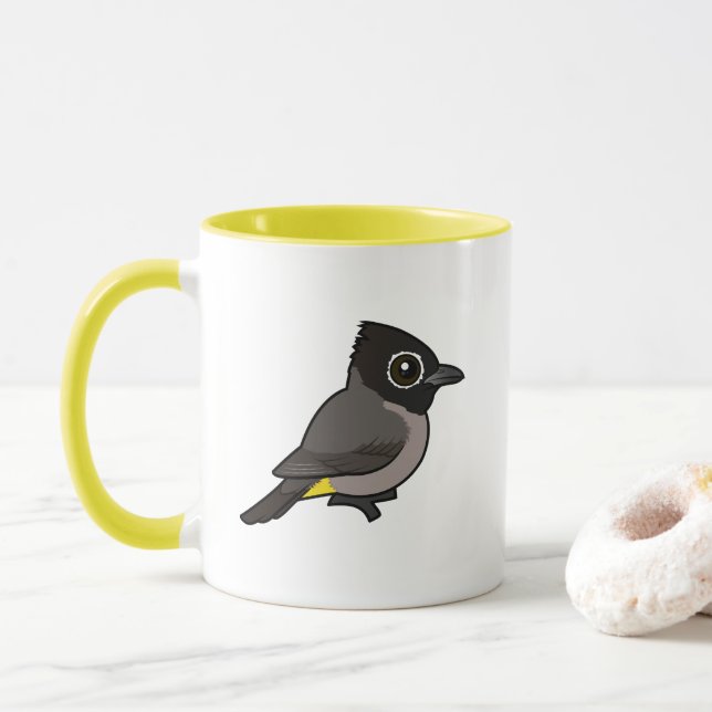 Mug Birdorable White-spectacled Bulbul (Avec donut)