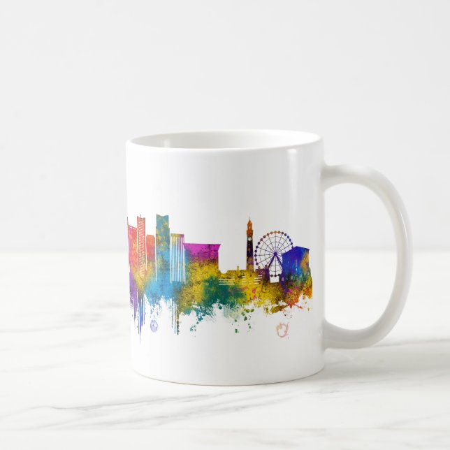 Mug Birmingham England Skyline (Droite)