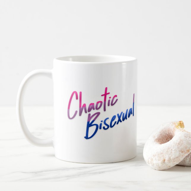 Mug Bisexuel chaotique (Avec donut)