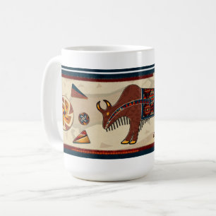 Mug Bison Americana 3D