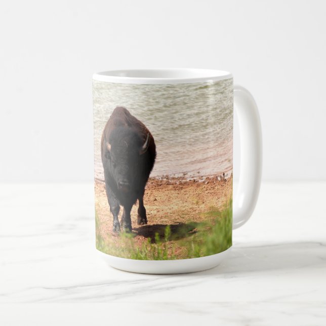 Mug Bison At The Water (Devant droit)